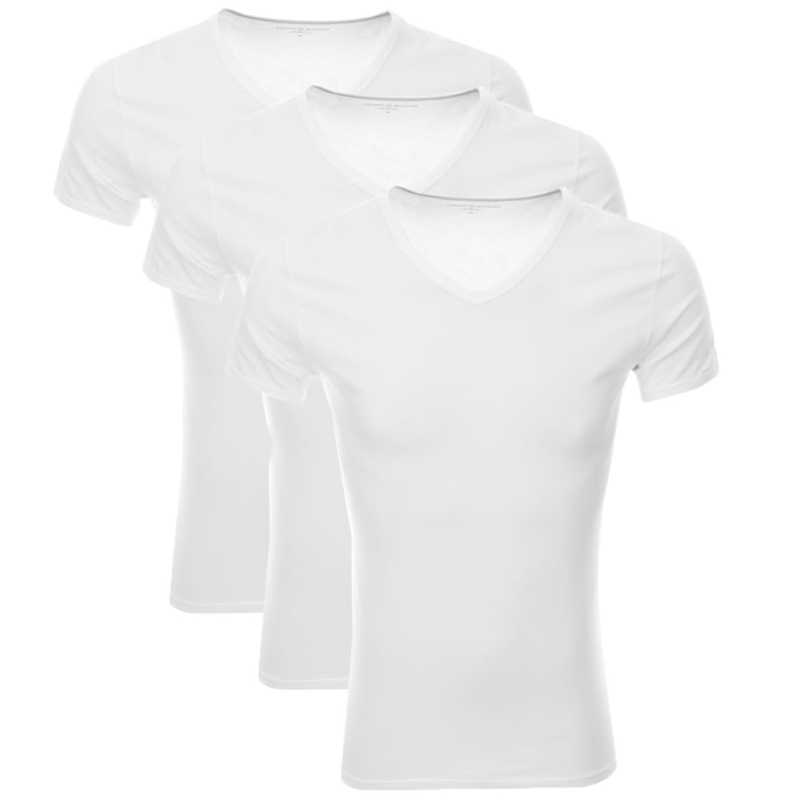 Alternative Image for ProductTommy Hilfiger Lounge 3 Pack V Neck T Shirts White1